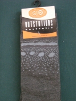 Aboriginal design sock mens size 7-11 grey - Click for more info